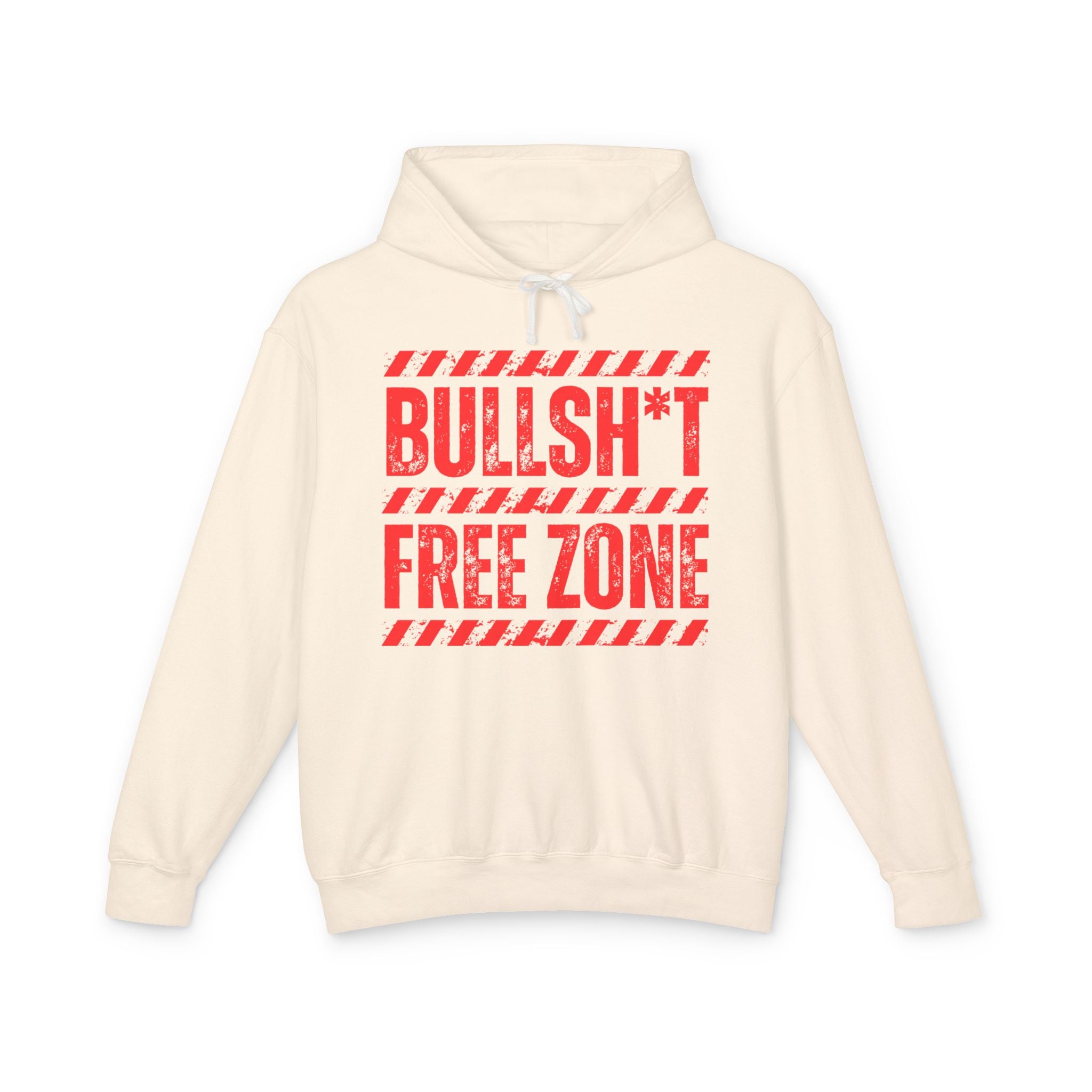 Bullshit Free Zone Hoodie — Funny Boundaries Hoodie