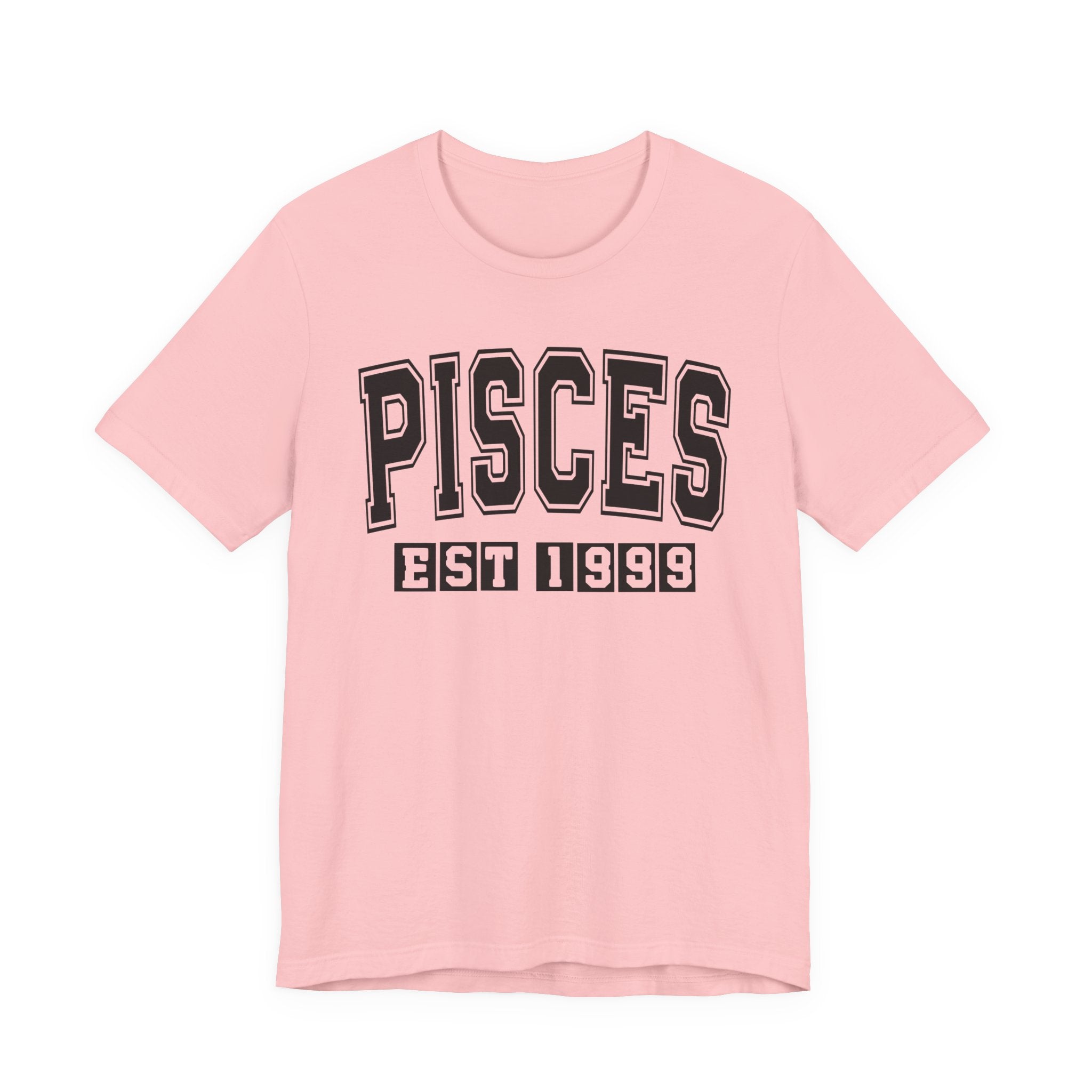 Pisces EST (YEAR) Personalization — Zodiac Birthday Tee Shirt
