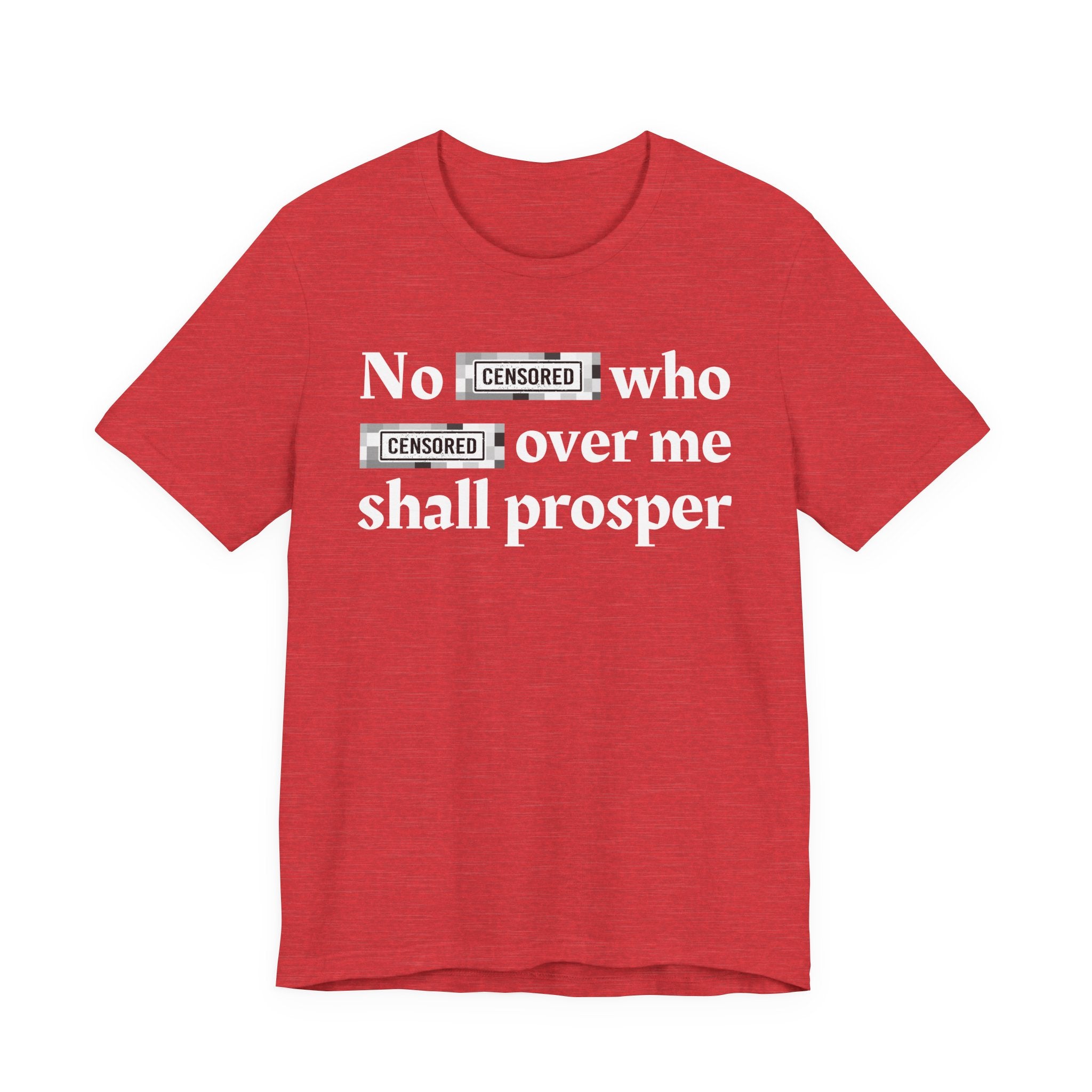 No Bitch Who fucked Over Me Shall Prosper — Bold Christian Statement T-Shirt