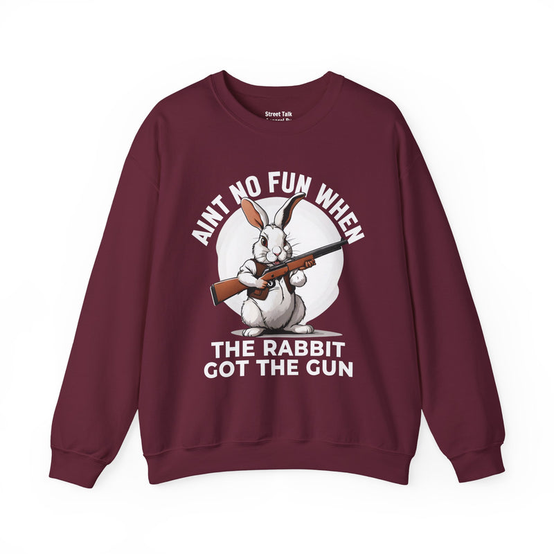 Aint No Fun When The Rabbit Got The Gun — Sweatshirt