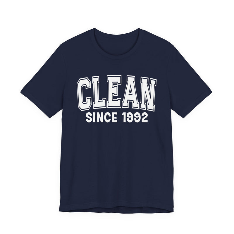 Clean Personalization T-Shirt — Add Your Special "Since Date"