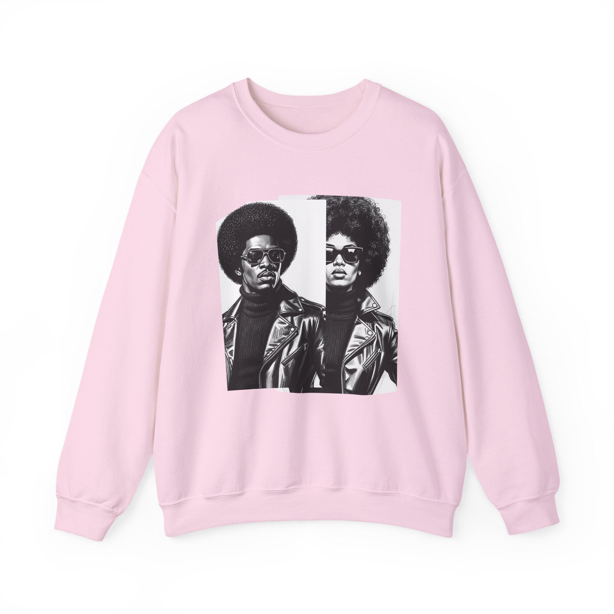 70s Portrait Of Black Couple - African American Pride Sweatshirt