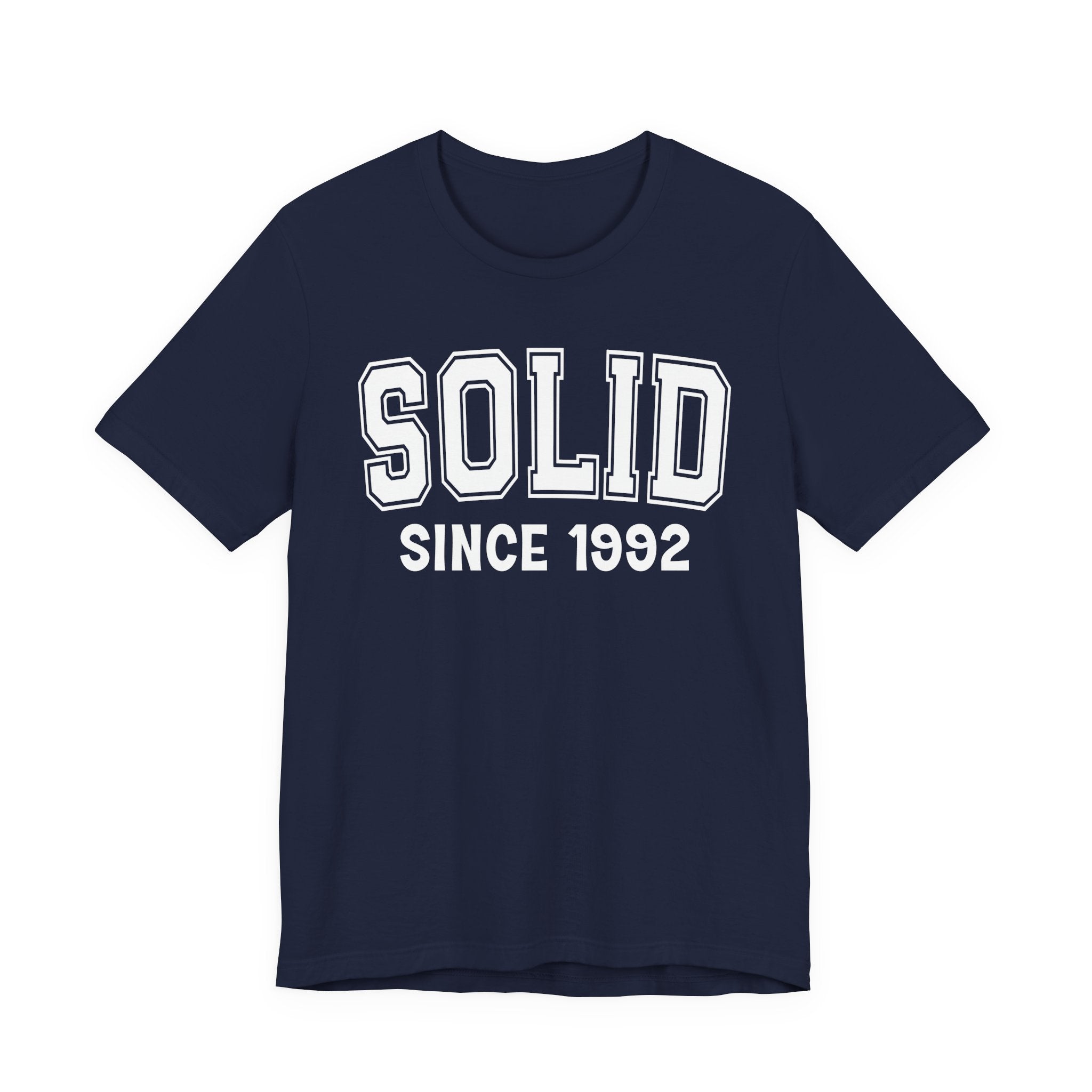 Solid Personalization T-Shirt - Add Your Special "Since Date"
