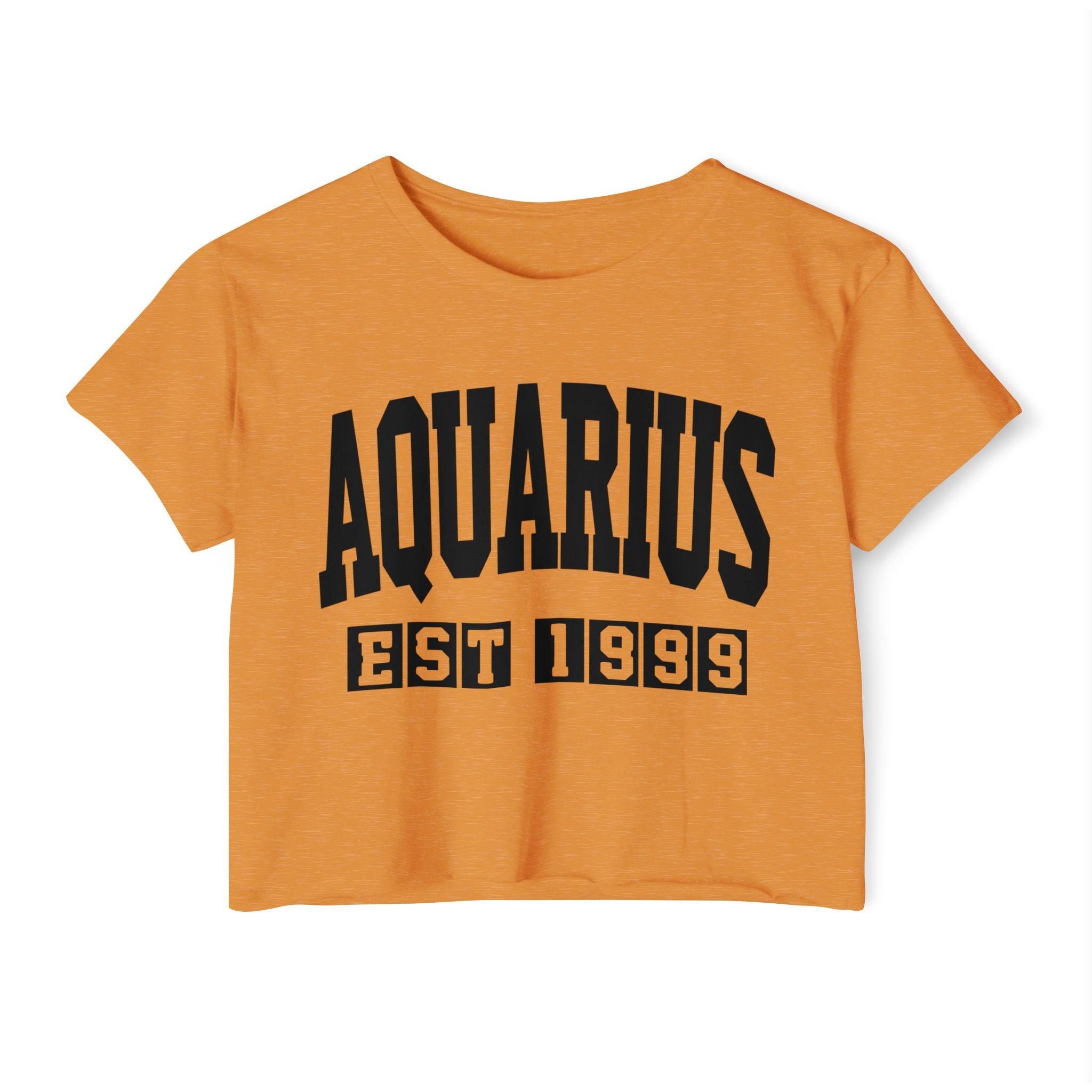 Aquarius EST (YEAR) Personalization -  Crop Top