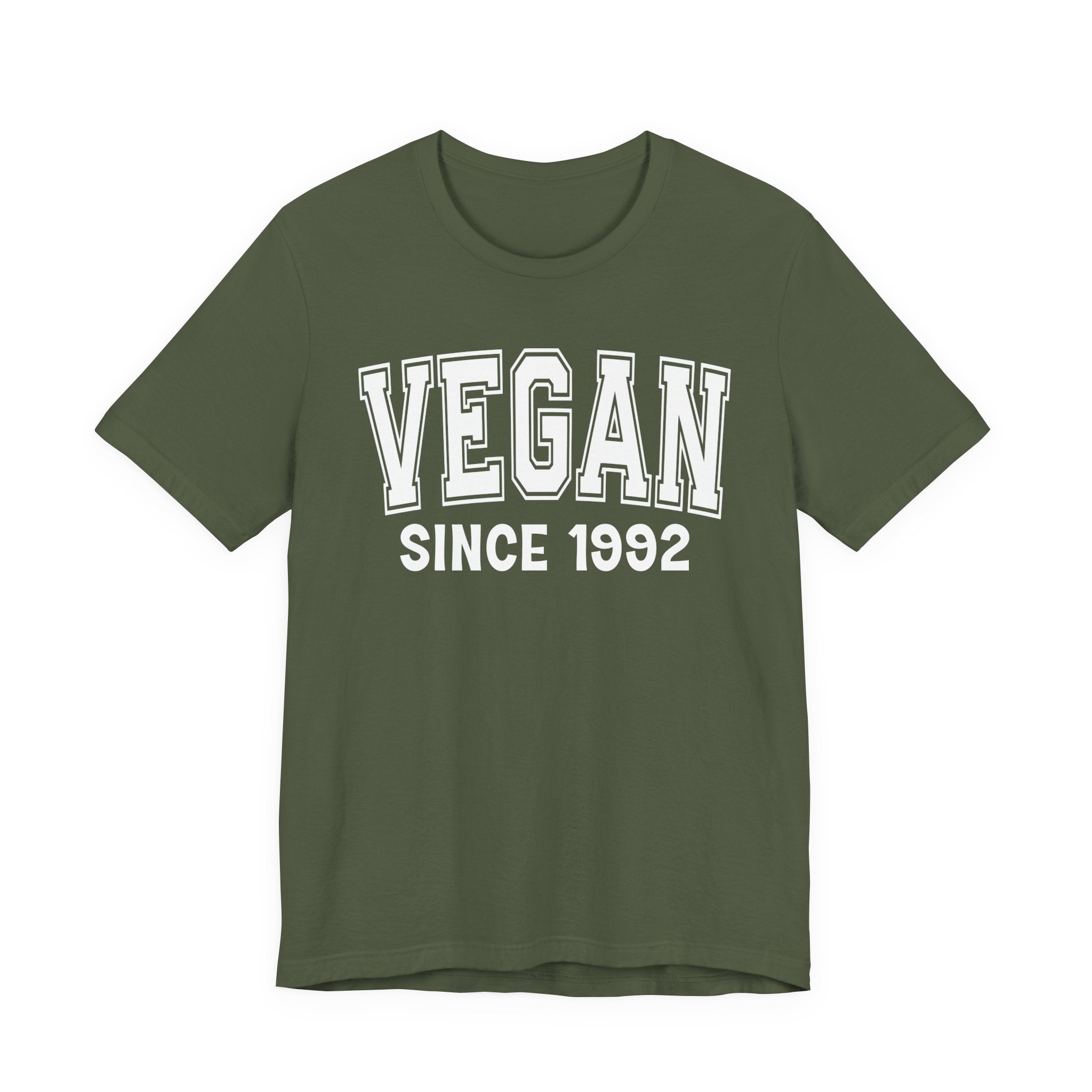 Vegan Personalization T-Shirt - Add Your Special "Since Date"