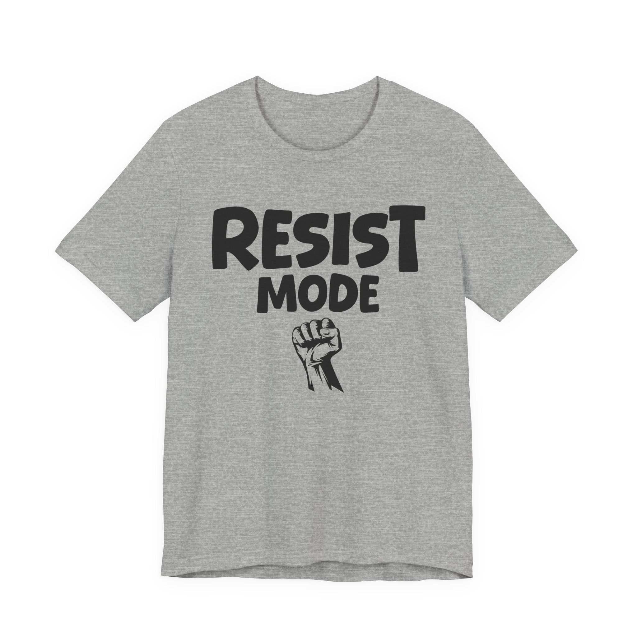 Resist Mode T-Shirt – Bold Protest Graphic Tee with Raised Fist
