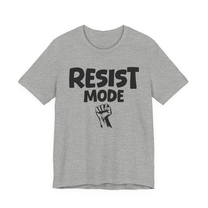 Resist Mode T-Shirt – Bold Protest Graphic T-Shirt with Raised Fist