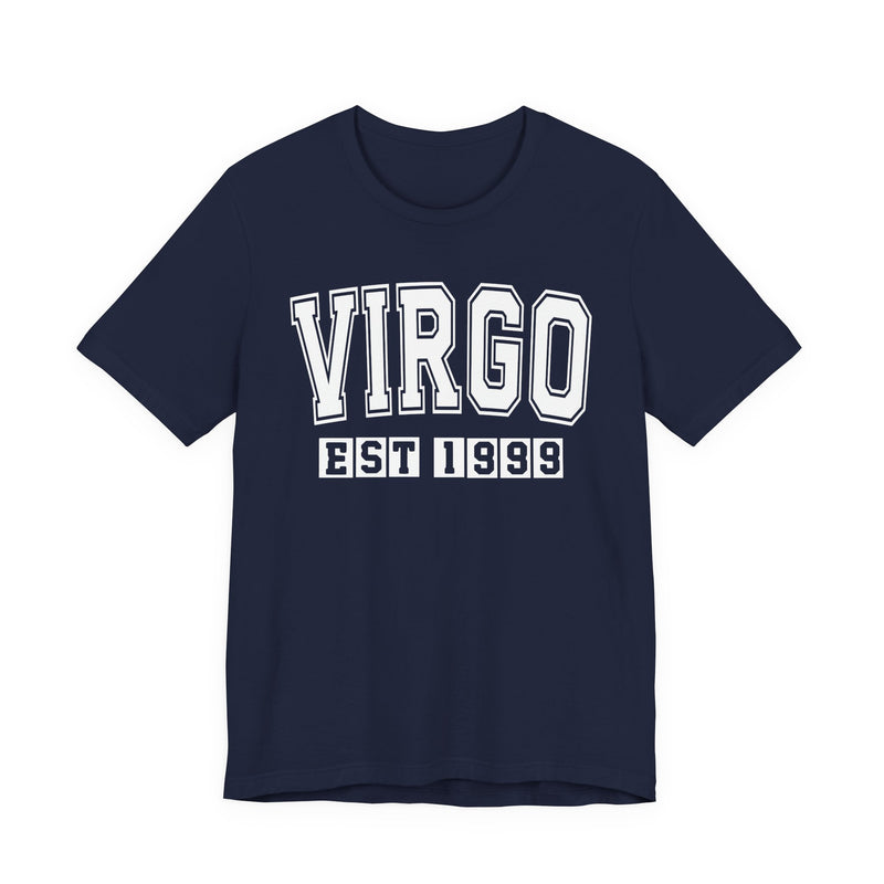 Virgo EST (YEAR) Personalization — Zodiac Birthday T-Shirt