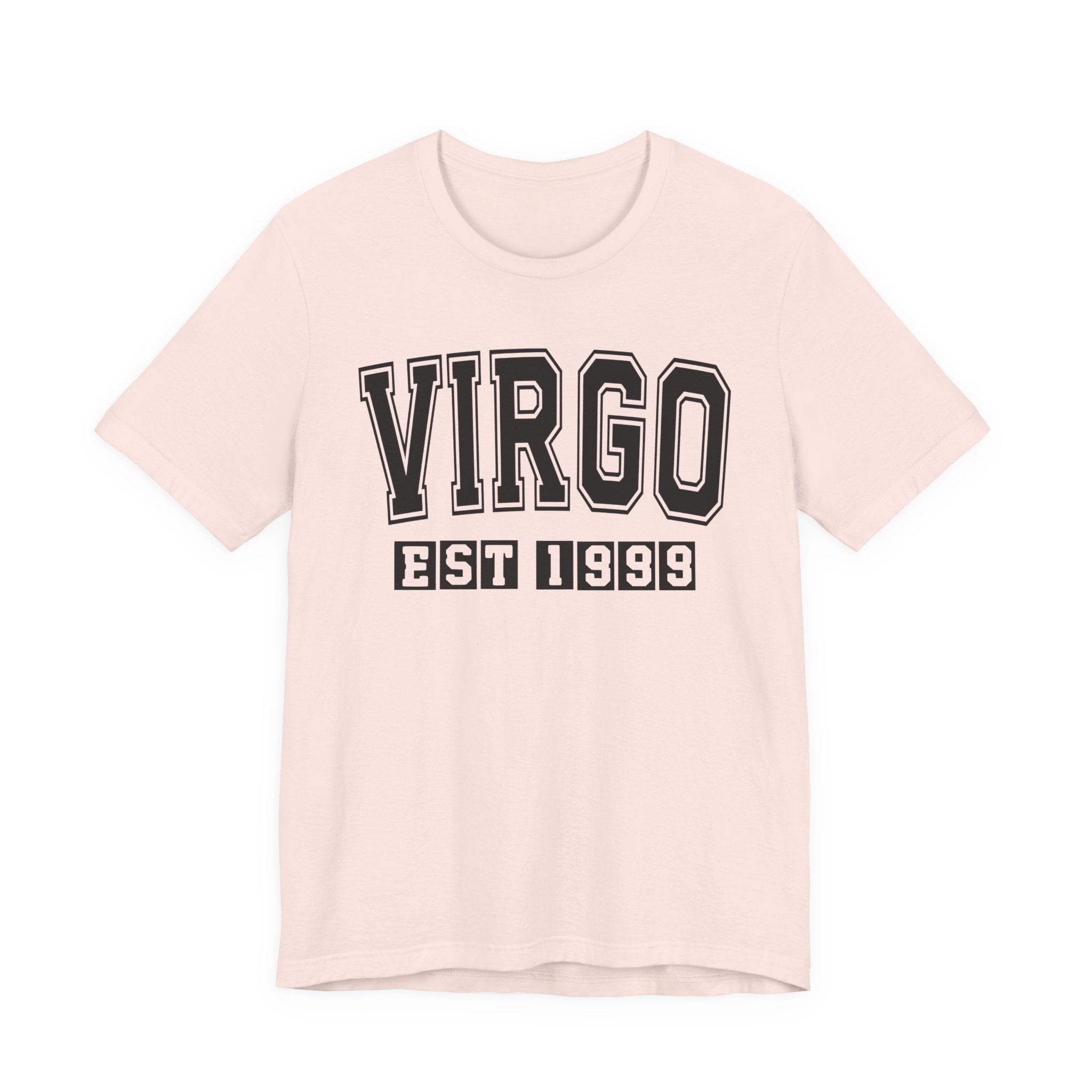 Virgo EST (YEAR) Personalization — Zodiac Birthday Tee Shirt