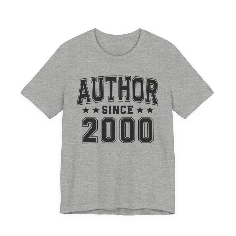 Author Since (Personalized Date) —  Bride/Married T-shirt, Wedding & Anniversary Gift