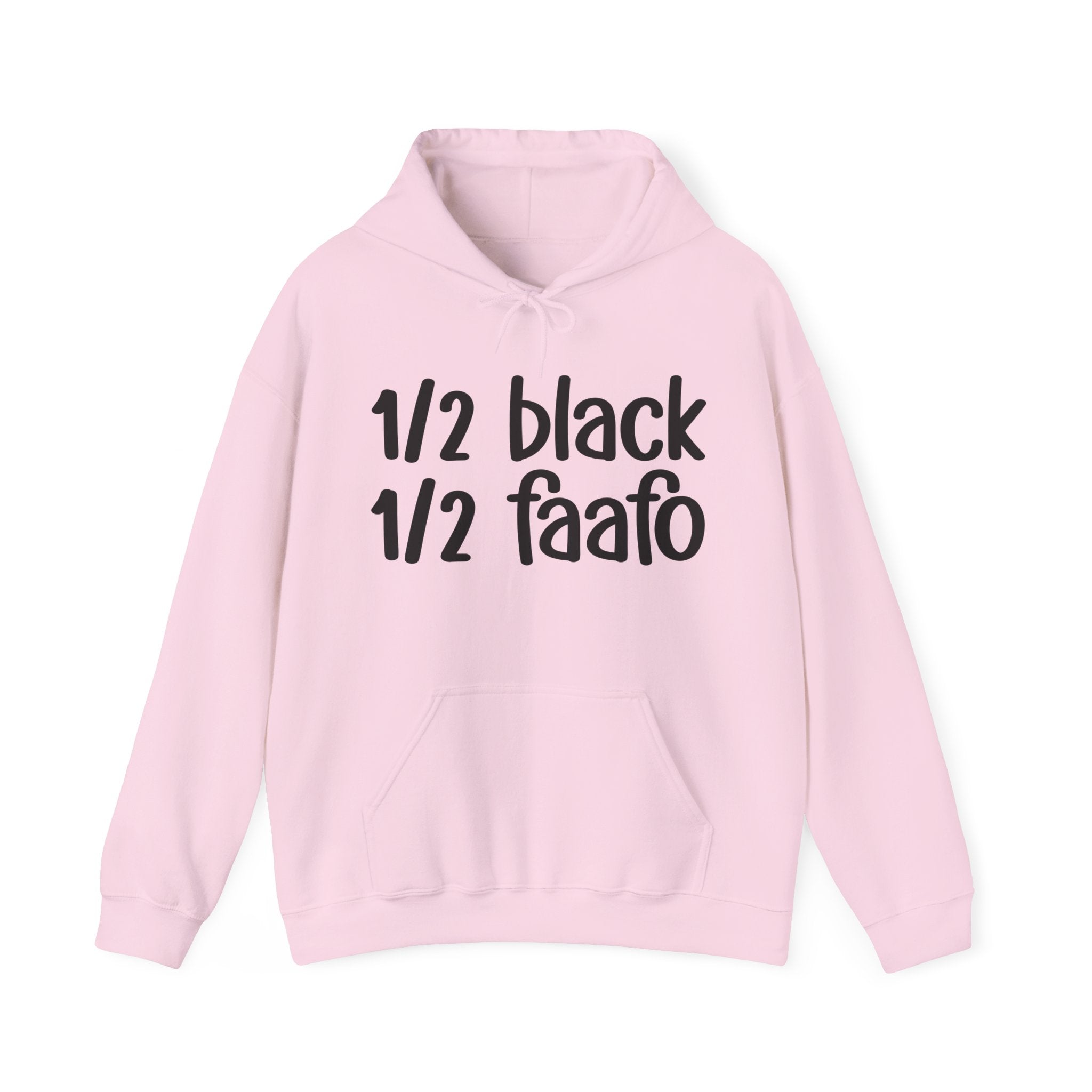 1/2 Black 1/2 FAAFO Hoodie