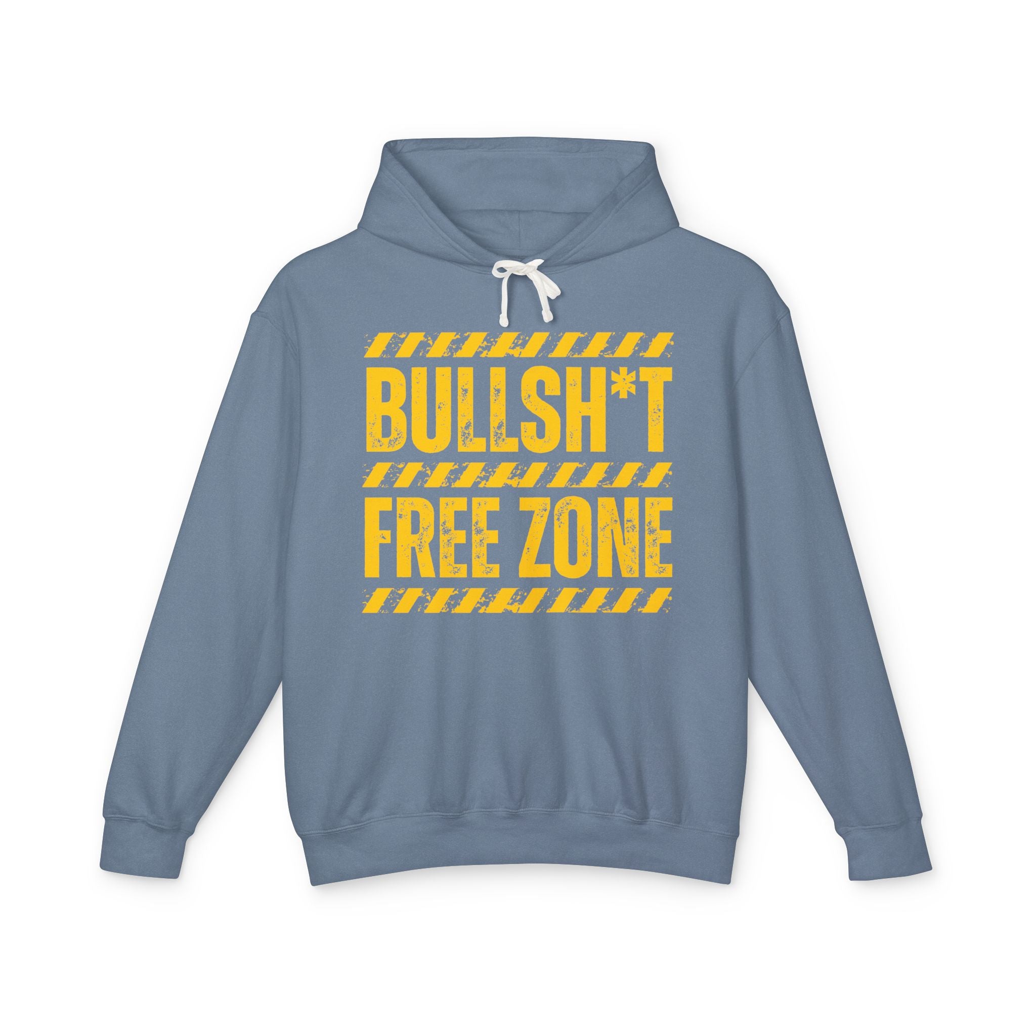 Bullshit Free Zone Hoodie — Funny Boundaries Hoodie