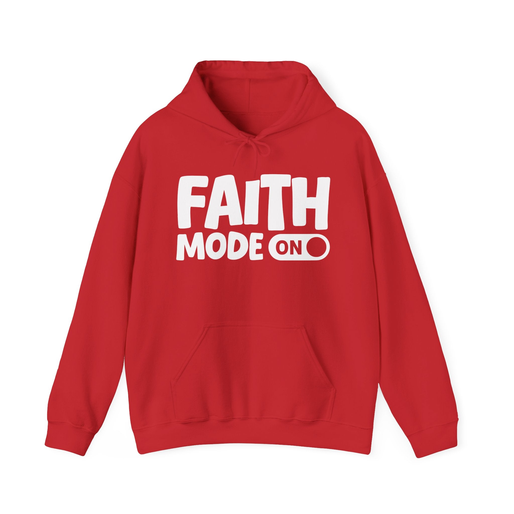 Faith Mode On — Motivational Positive Graphic Hoodie
