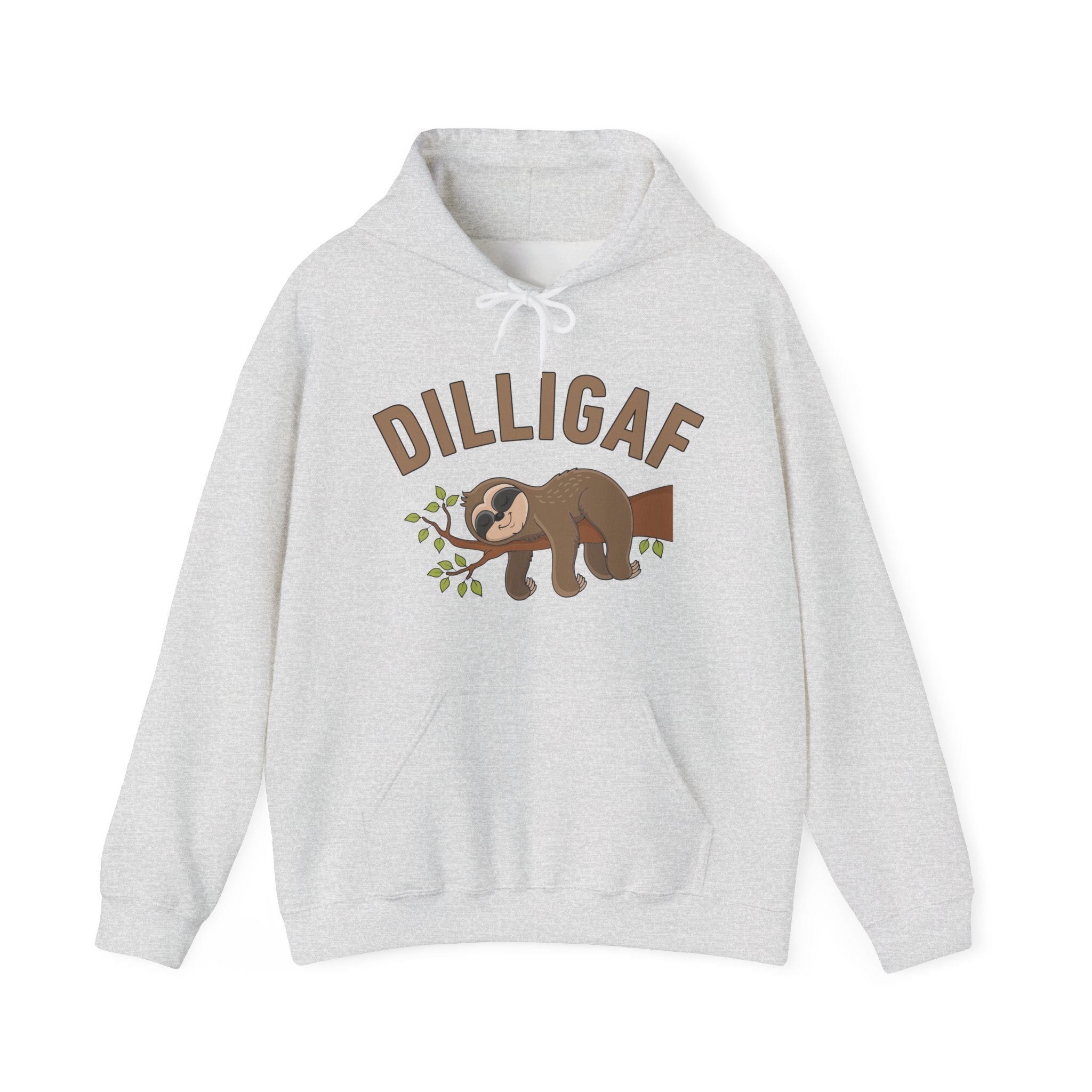DILLIGAF — Do I Look Like I Give A Fuck—— Hoodie (sloth)