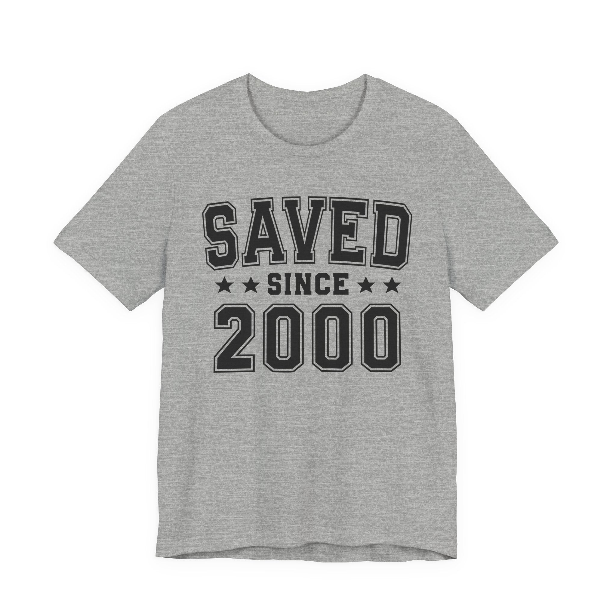 Saved Since (Personalized Date) —  Faith Milestone T-shirt