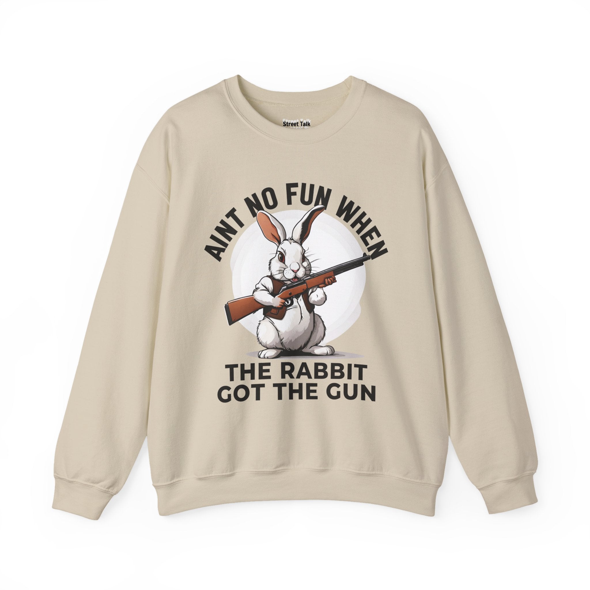 Aint No Fun When The Rabbit Got The Gun - Sweatshirt