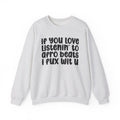 If You Love Listenin' To Afro Beats I Fux Wit U - 90s R&B Music Sweatshirt