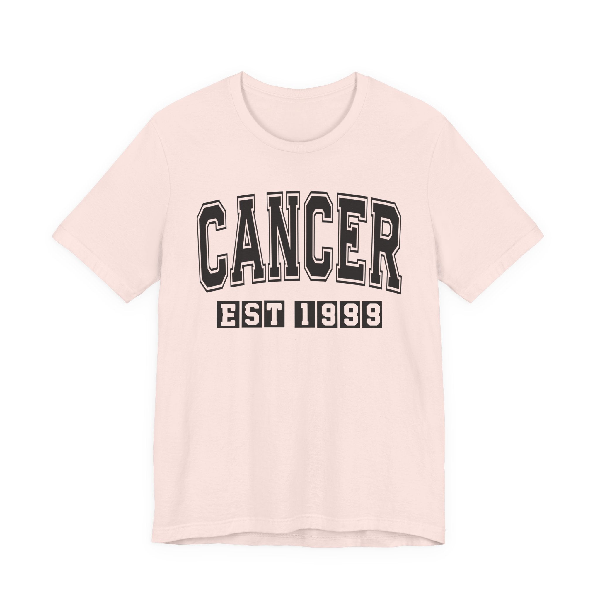 Cancer EST (YEAR) Personalization — Zodiac Birthday Tee Shirt