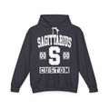 Custom Sagittarius Varsity Hoodie - Customize Birthday Day/Month/Year - Customize Gemini Season/Nation