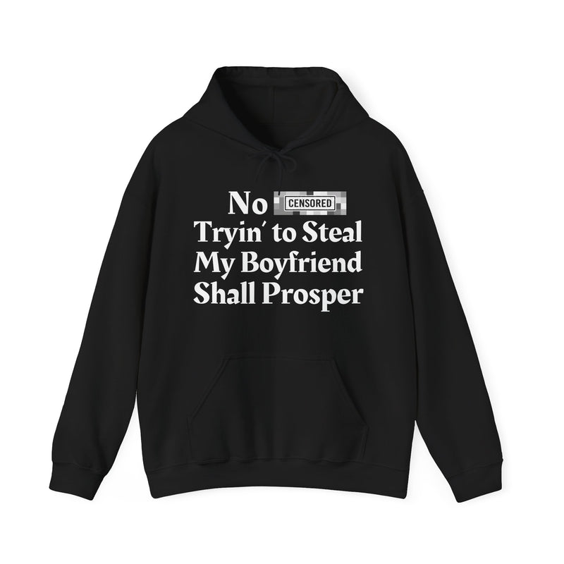 No Bitch Trying To Steal My Boyfriend Shall Prosper — Hoodie