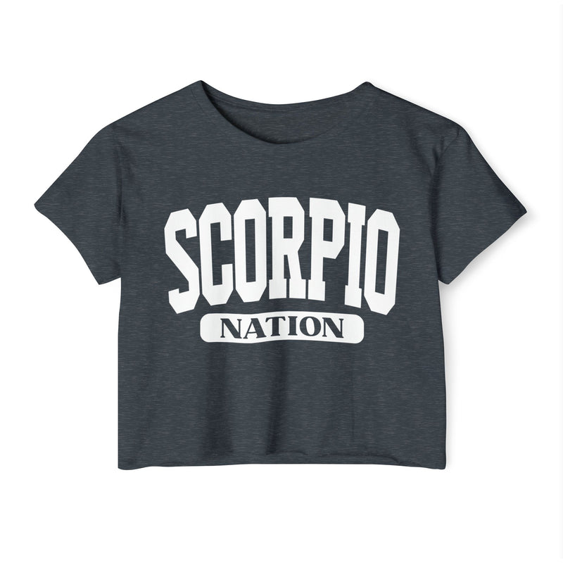Scorpio Nation — Women’s Zodiac Festival Crop Top