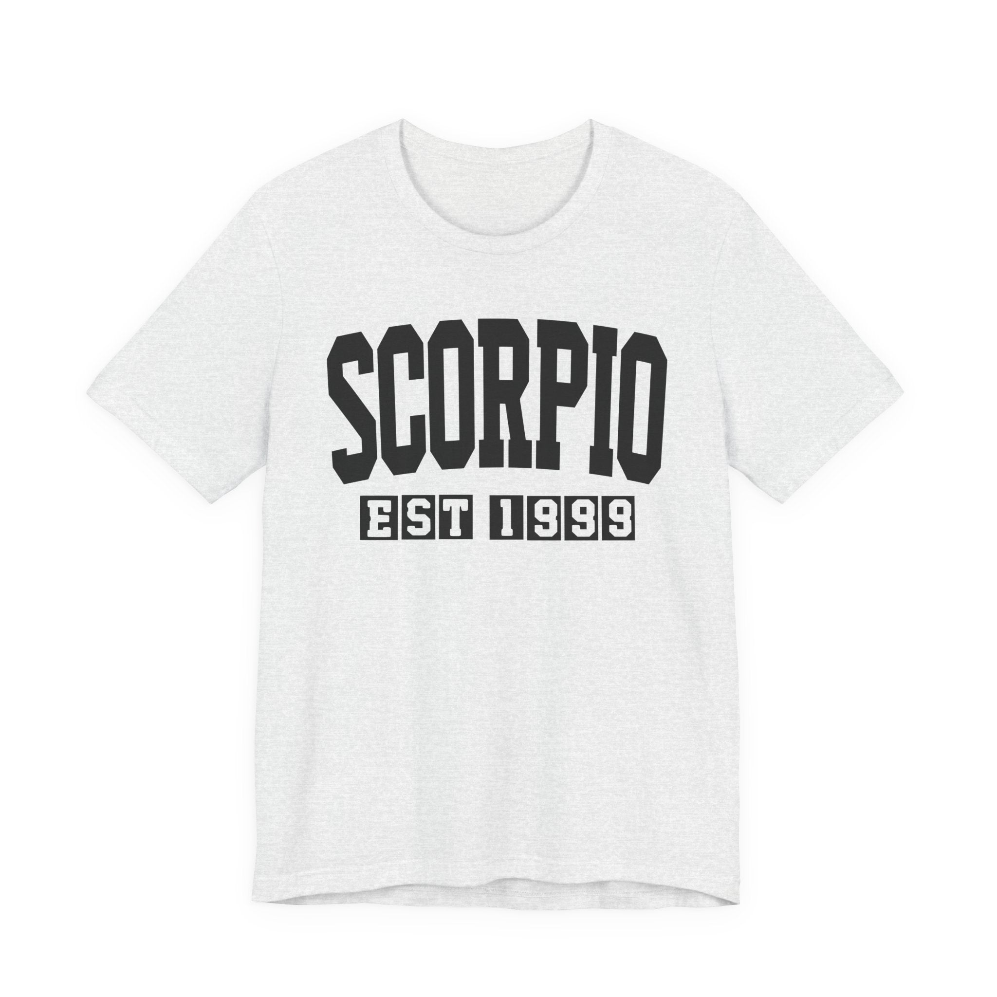 Scorpio EST (YEAR) Personalization — Zodiac Birthday Tee Shirt