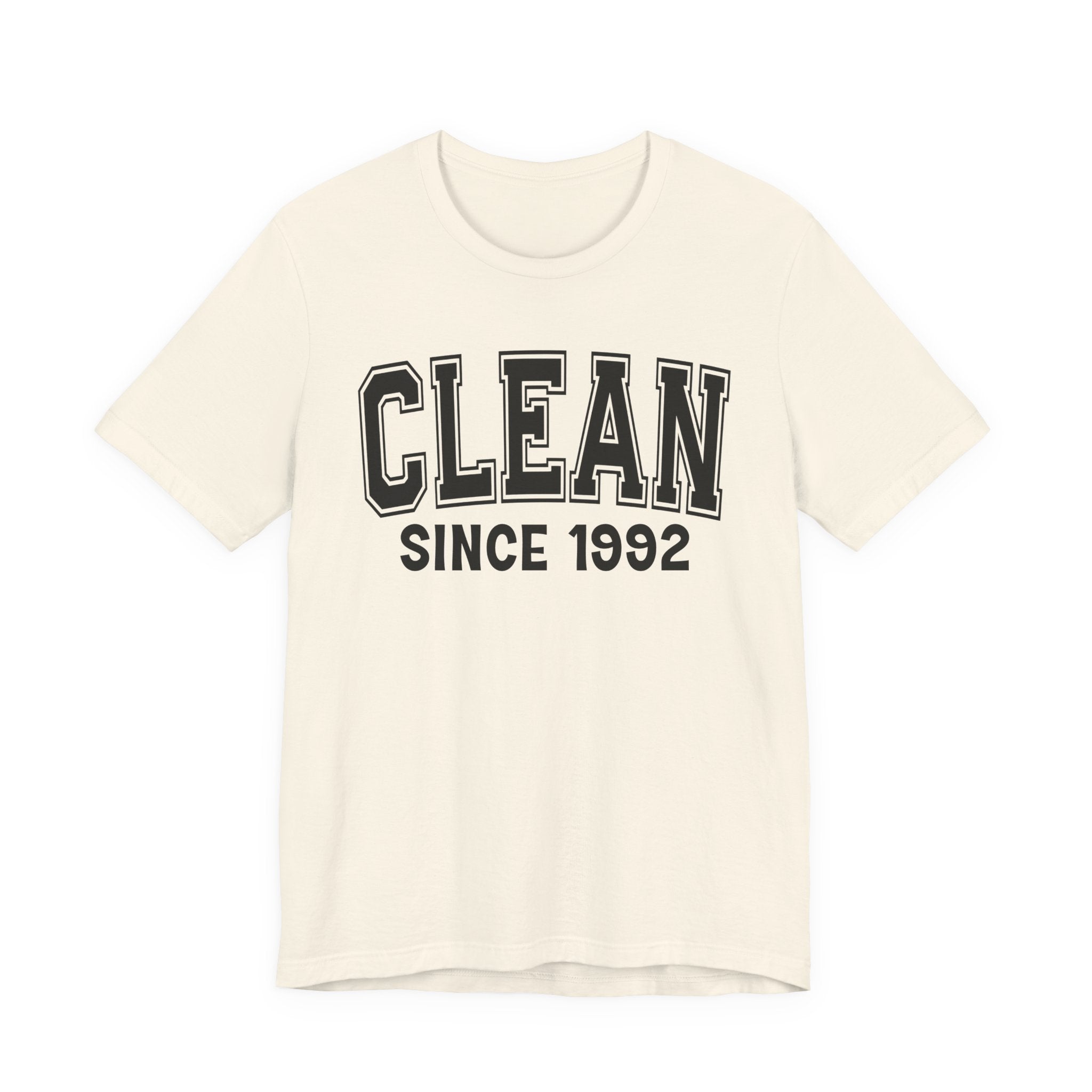Clean Personalization T-Shirt - Add Your Special "Since Date"