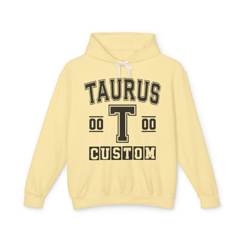 Custom Taurus Varsity Hoodie — Customize Birthday Day/Month/Year — Customize Gemini Season/Nation