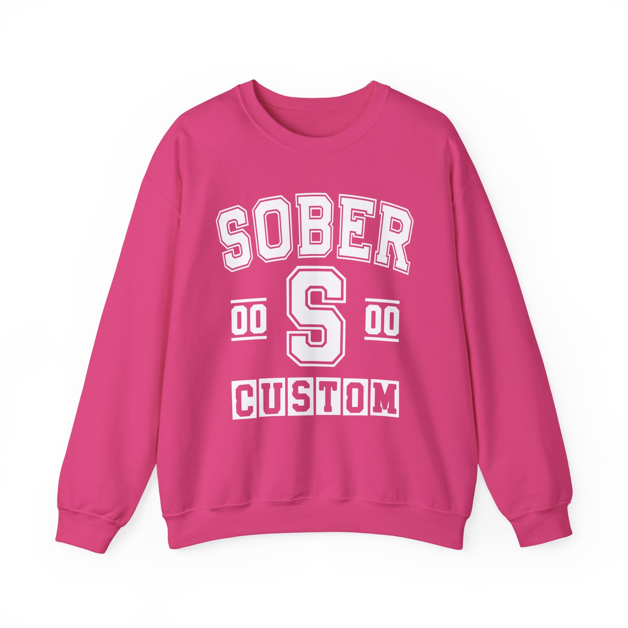 Copy of Custom Sober Varsity Sweatshirt — Customize Birthday Day/Month/Year — Customize Gemini Season/Nation