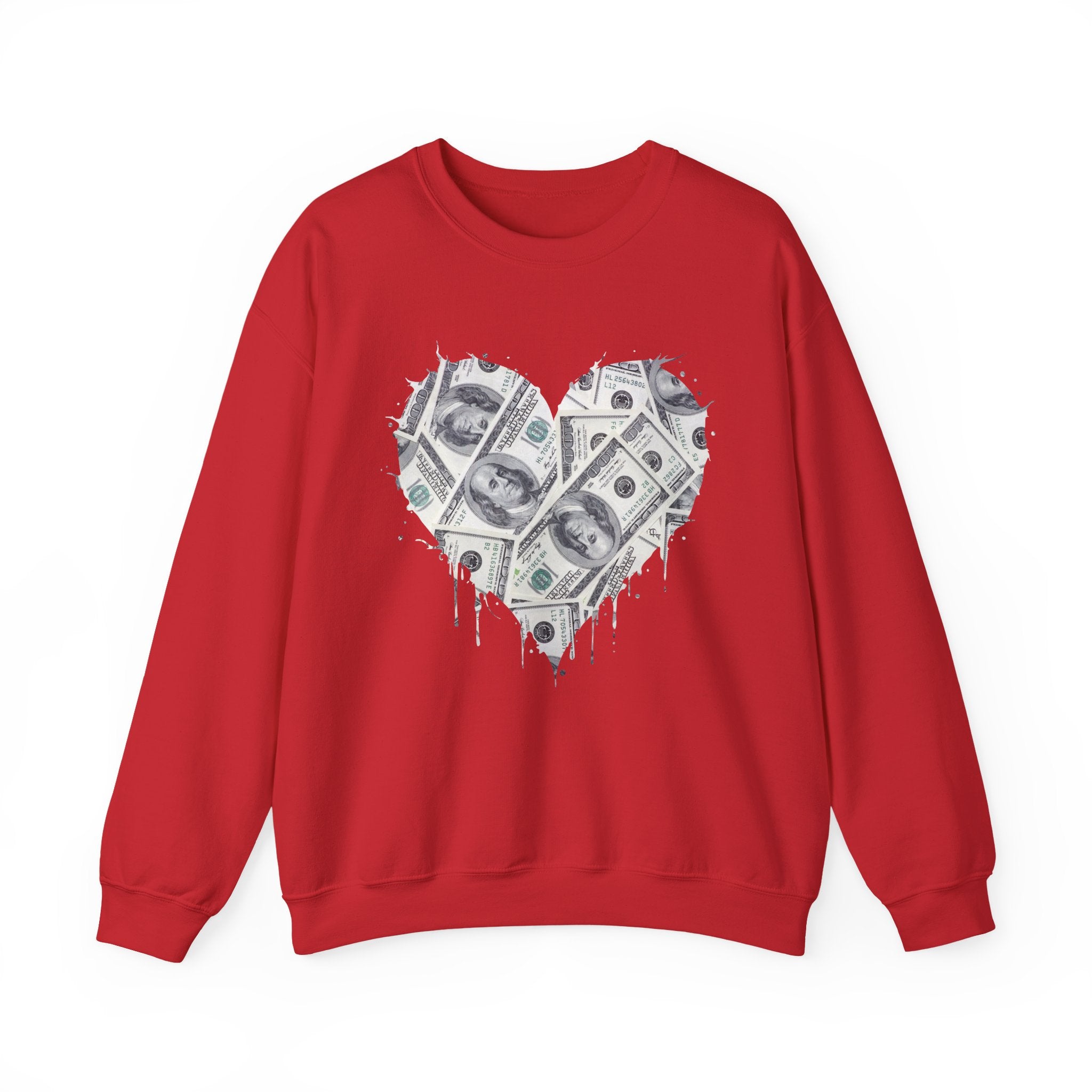 Valentine's Day (Money Heart) -  Sweatshirt