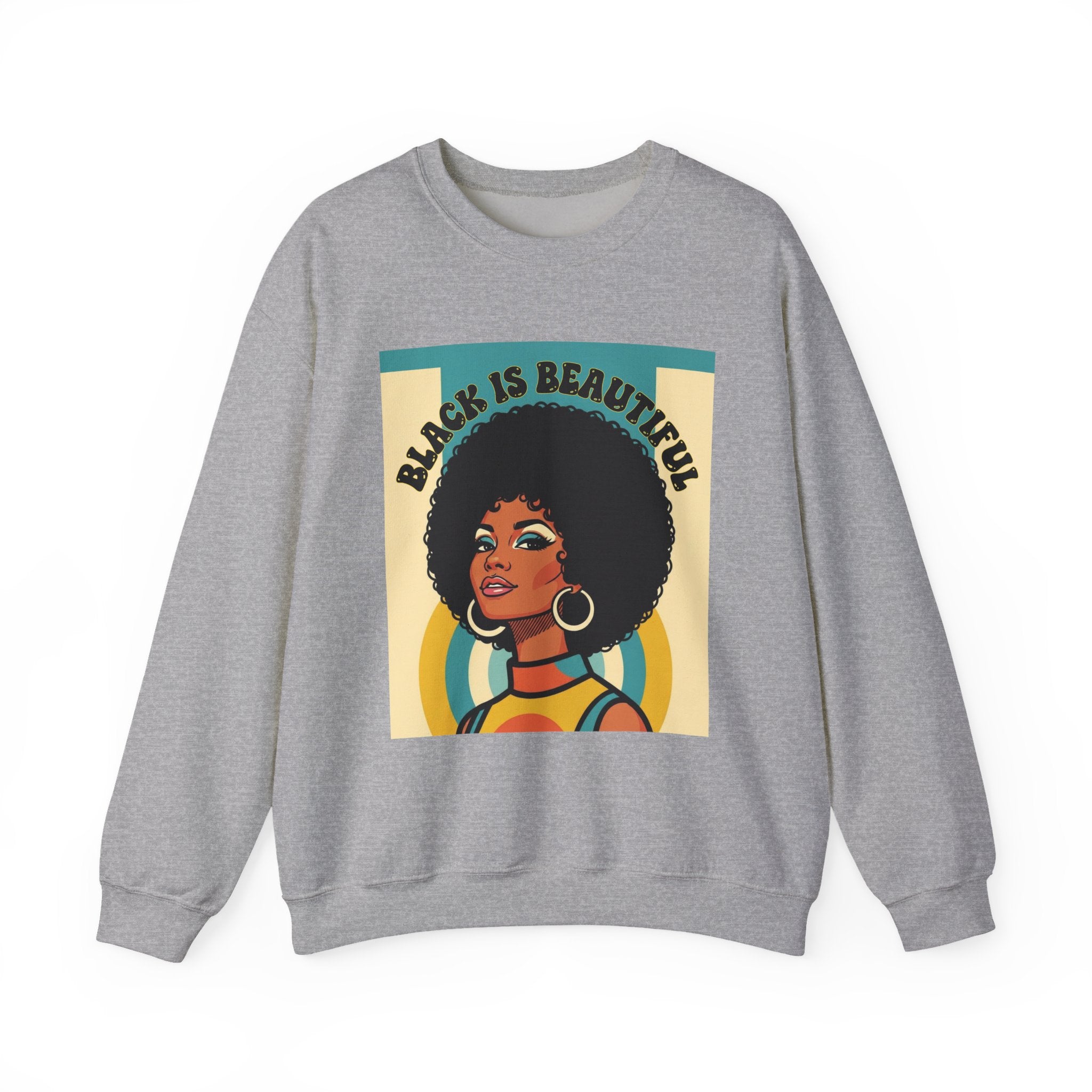 Black Is Beautiful — African American Pride Sweatshirt
