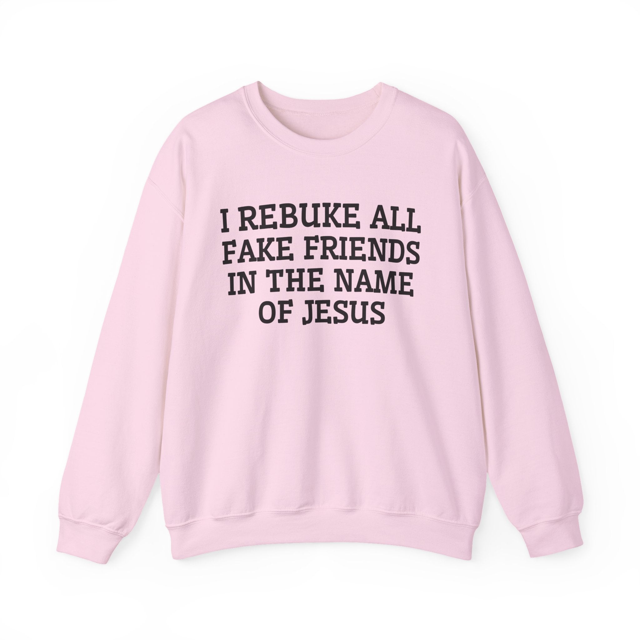 I Rebuke All Fake Friends In The Name of Jesus - Sweatshirt