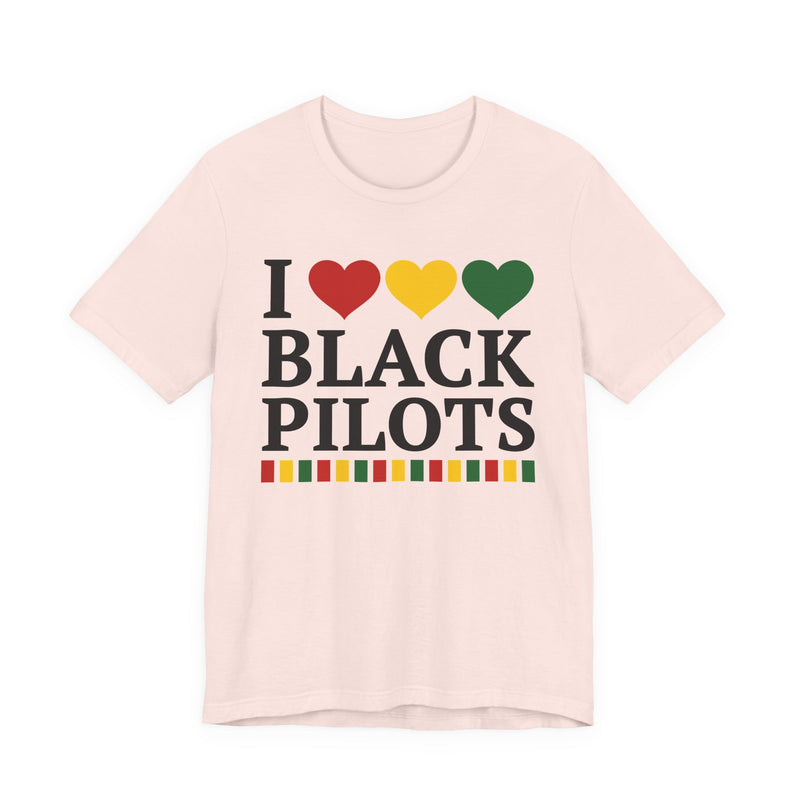 I Love Black Pilots - T-Shirt