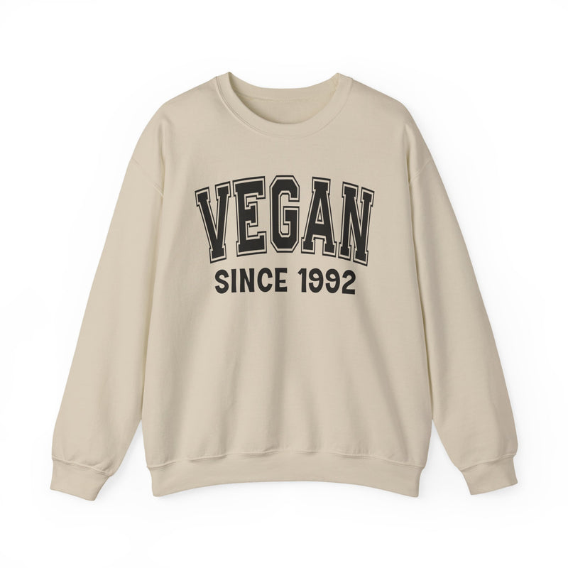 Vegan Personalization Sweatshirt — Add Your Special "Since Date"