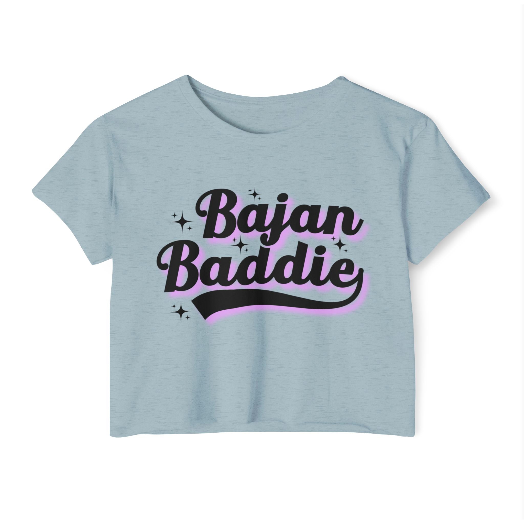 Bajan Baddie Crop Top — Women's Festival Graphic Tee