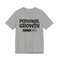 Personal Growth - T-Shirt – Bold Protest Graphic Tee with Raised Fist