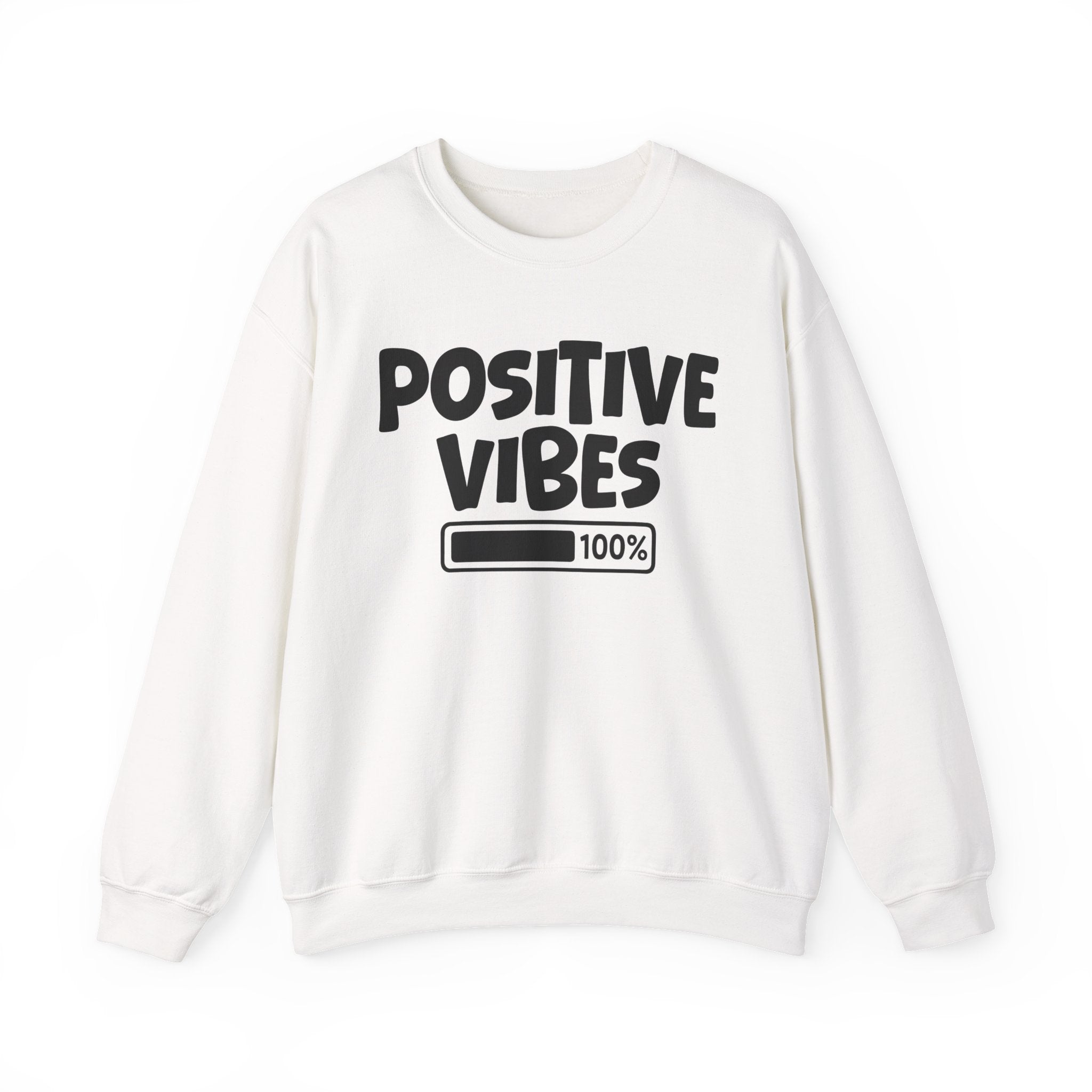 Positive Vibes - Crewneck Sweatshirt — Political Activism Fist Graphic