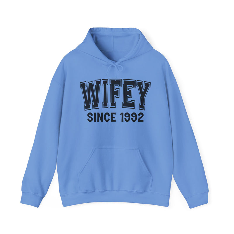 Wifey Personalization Hoodie — Add Your Special "Since Date"