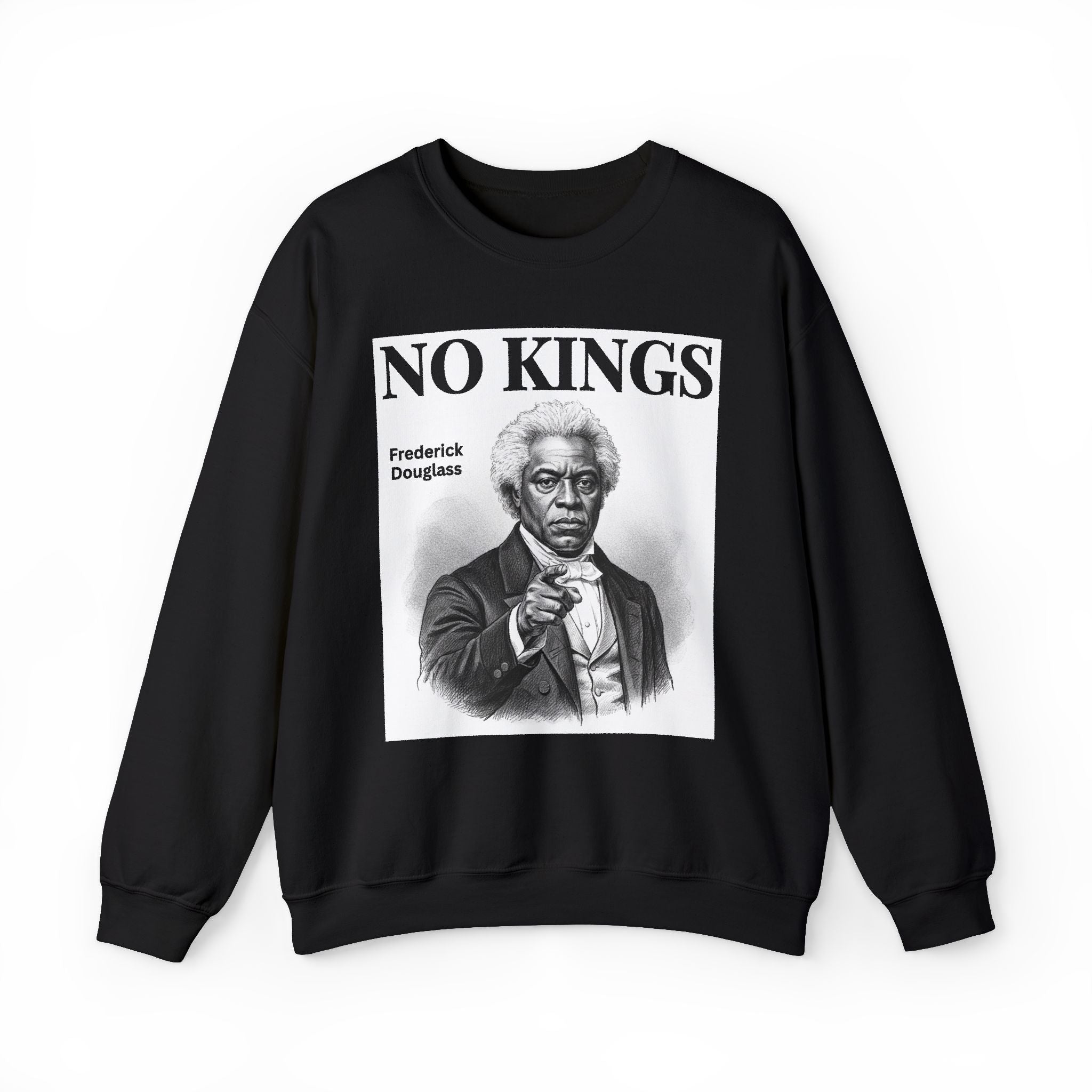 No Kings Frederick Douglass — Sweatshirt