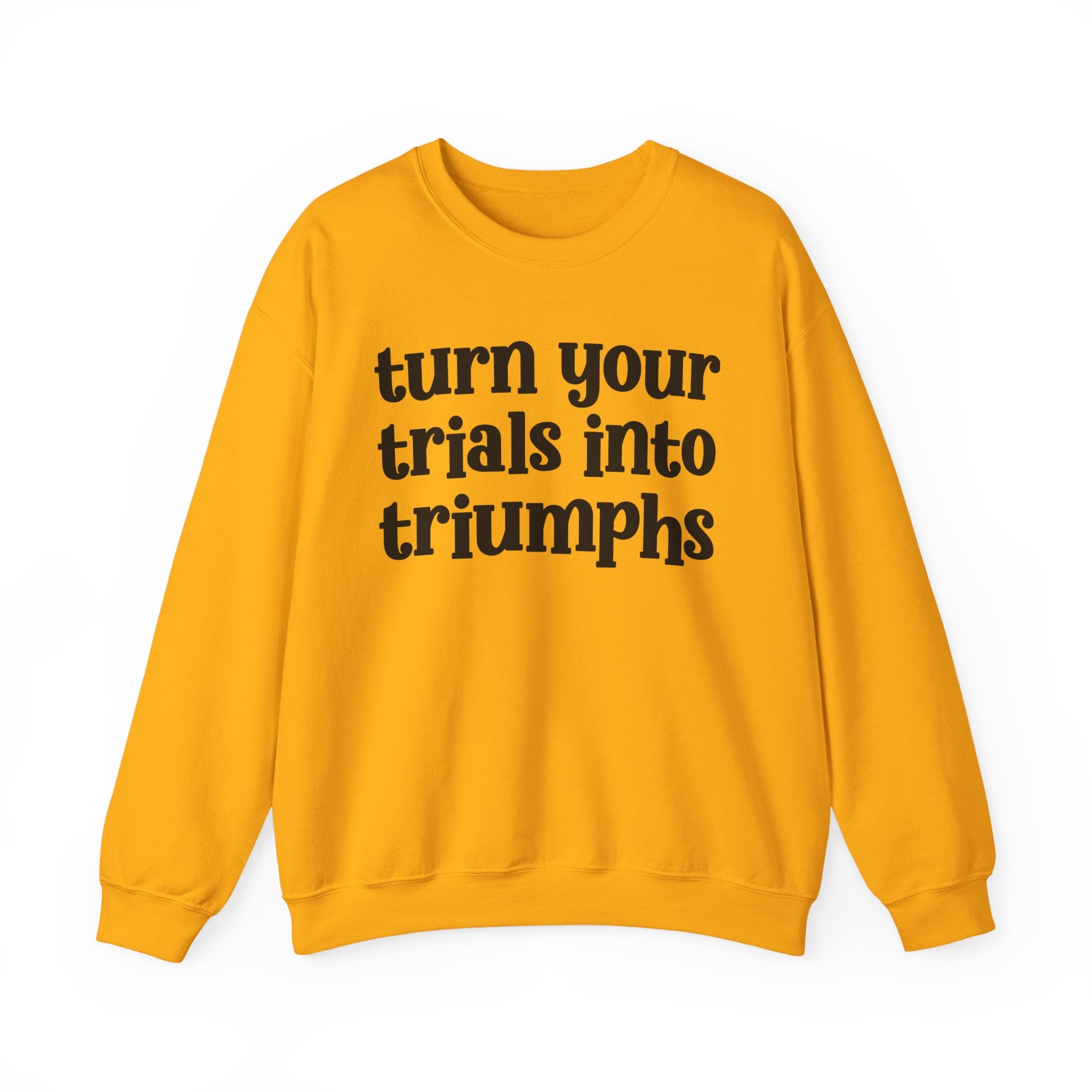 Turn Your Trials Into Triumphs - Inspirational Sweatshirt