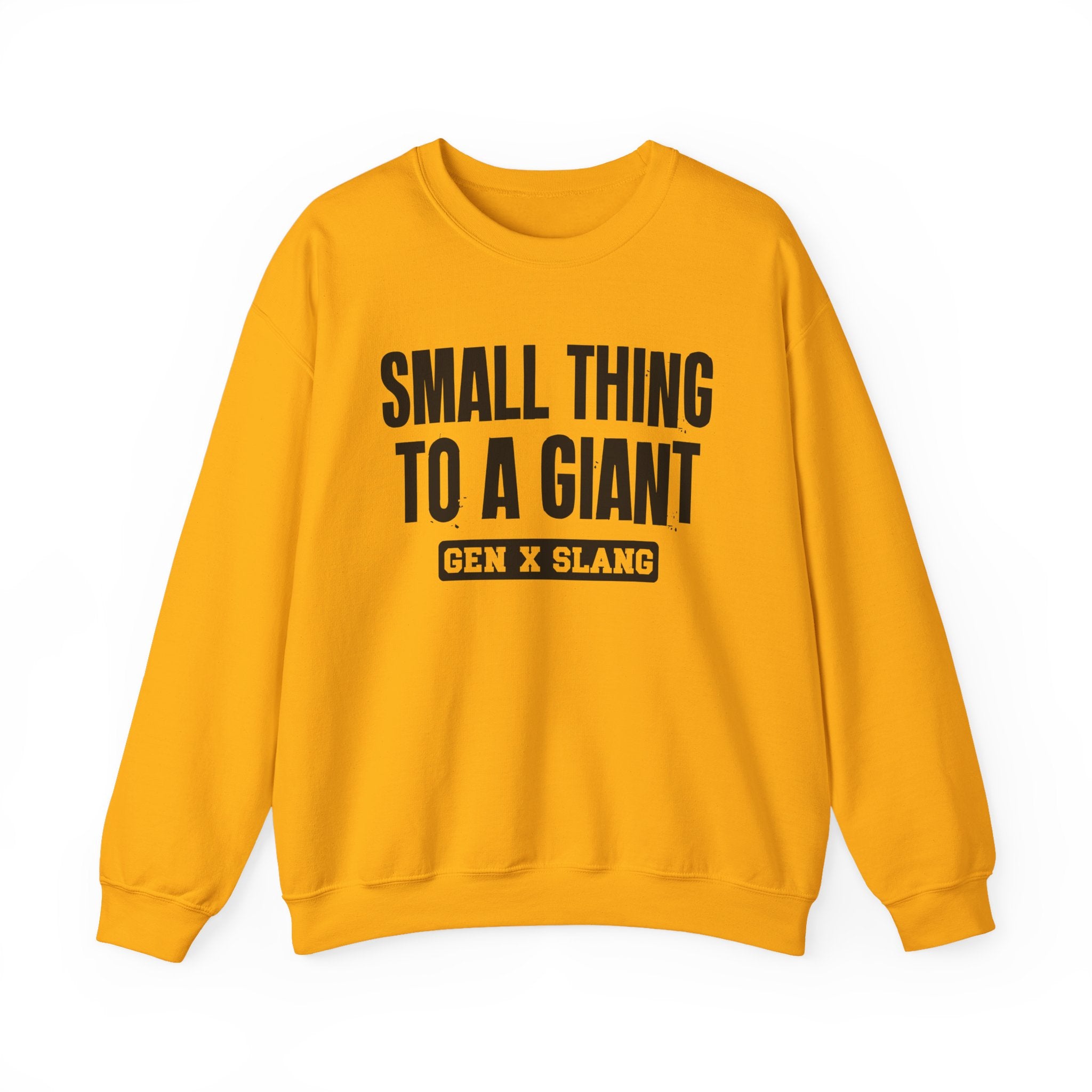 Gen X Slang Sweatshirt - Small Thing To  A Giant