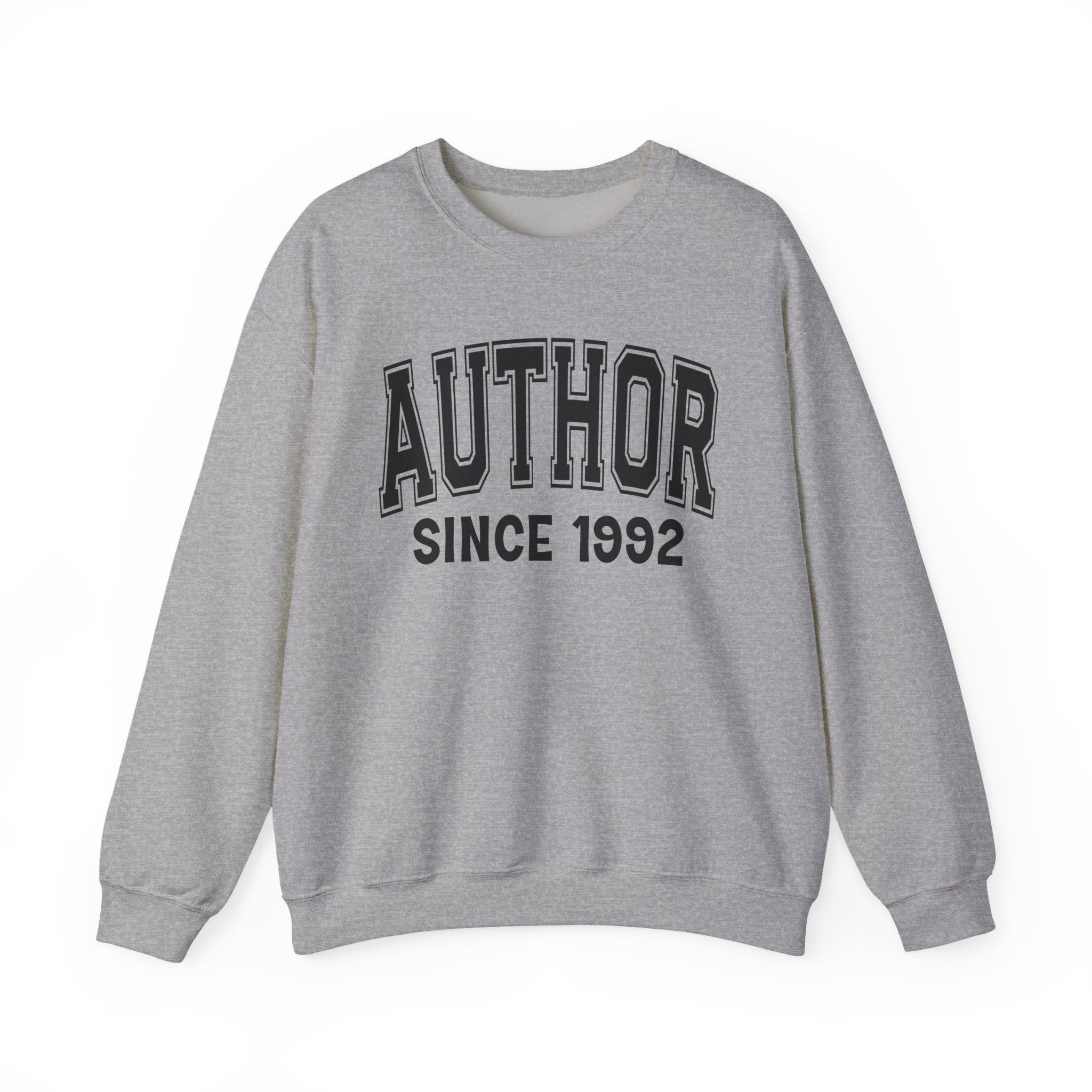 Author Personalization Sweatshirt - Add Your Special "Since Date"