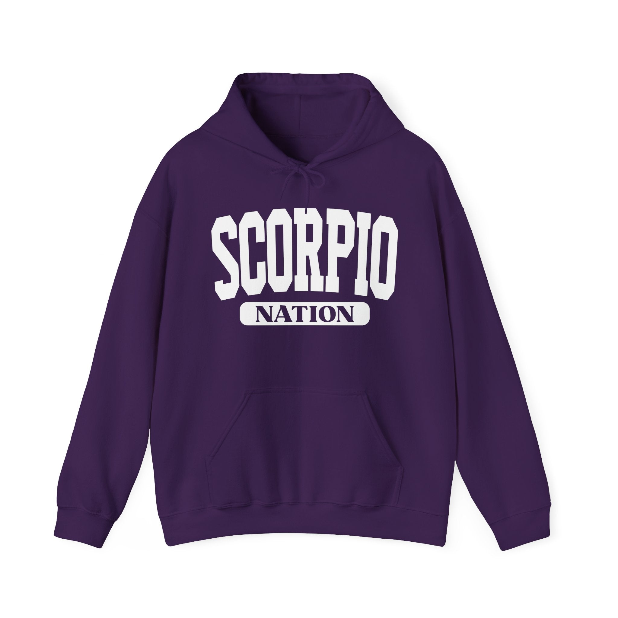 Scorpio Nation Hoodie — Zodiac Graphic Pullover for Gemini Fans