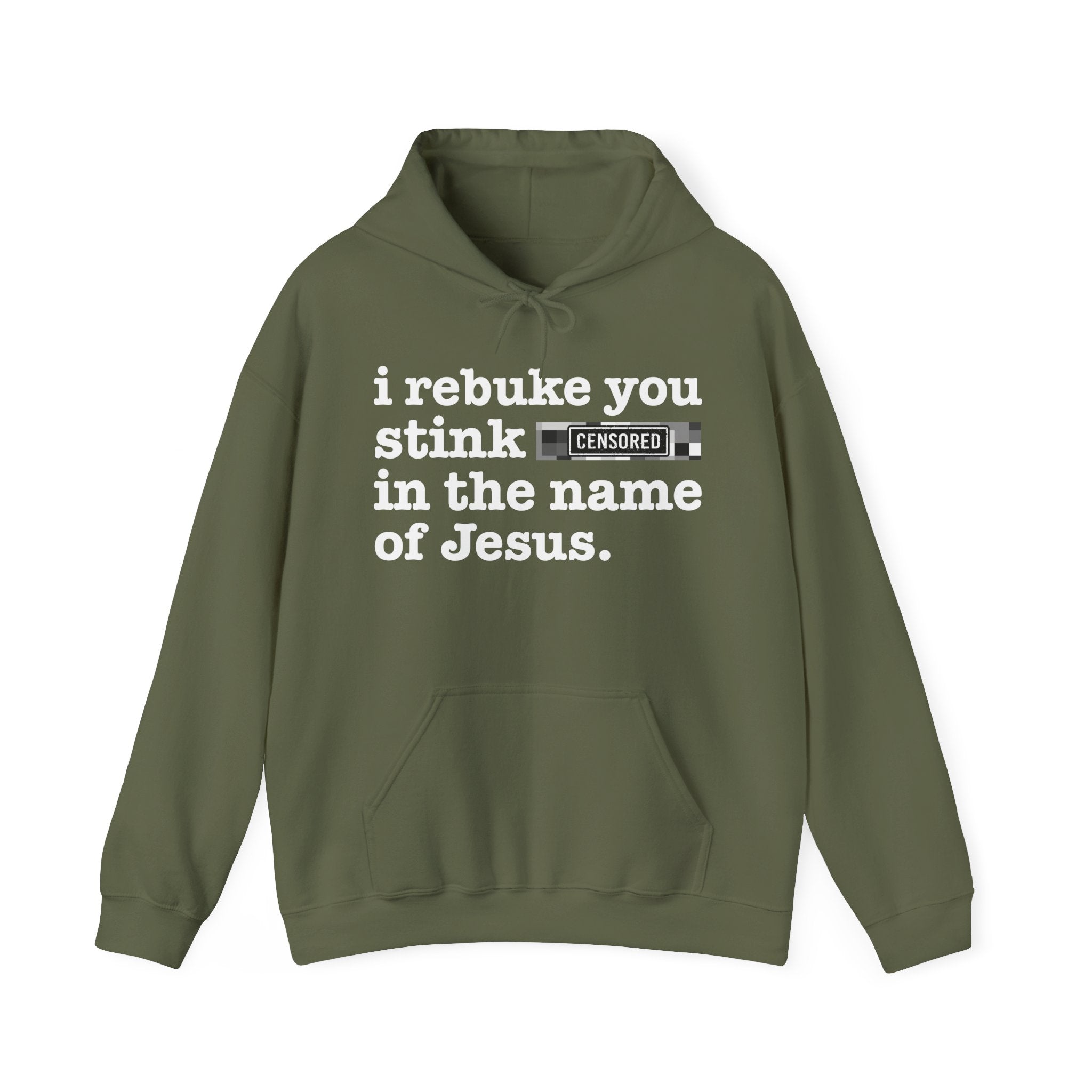I rebuke you Stink Bitches in the name of Jesus — Sarcastic Christian Hoodie