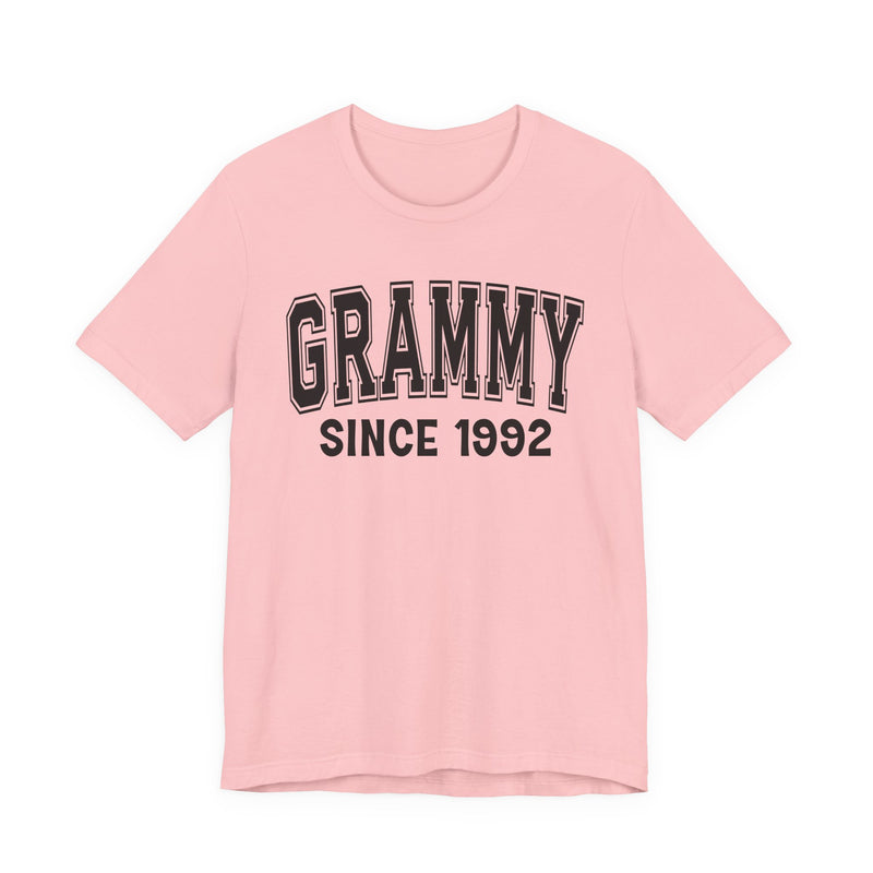 Grammy Personalization T-Shirt — Add Your Special "Since Date"