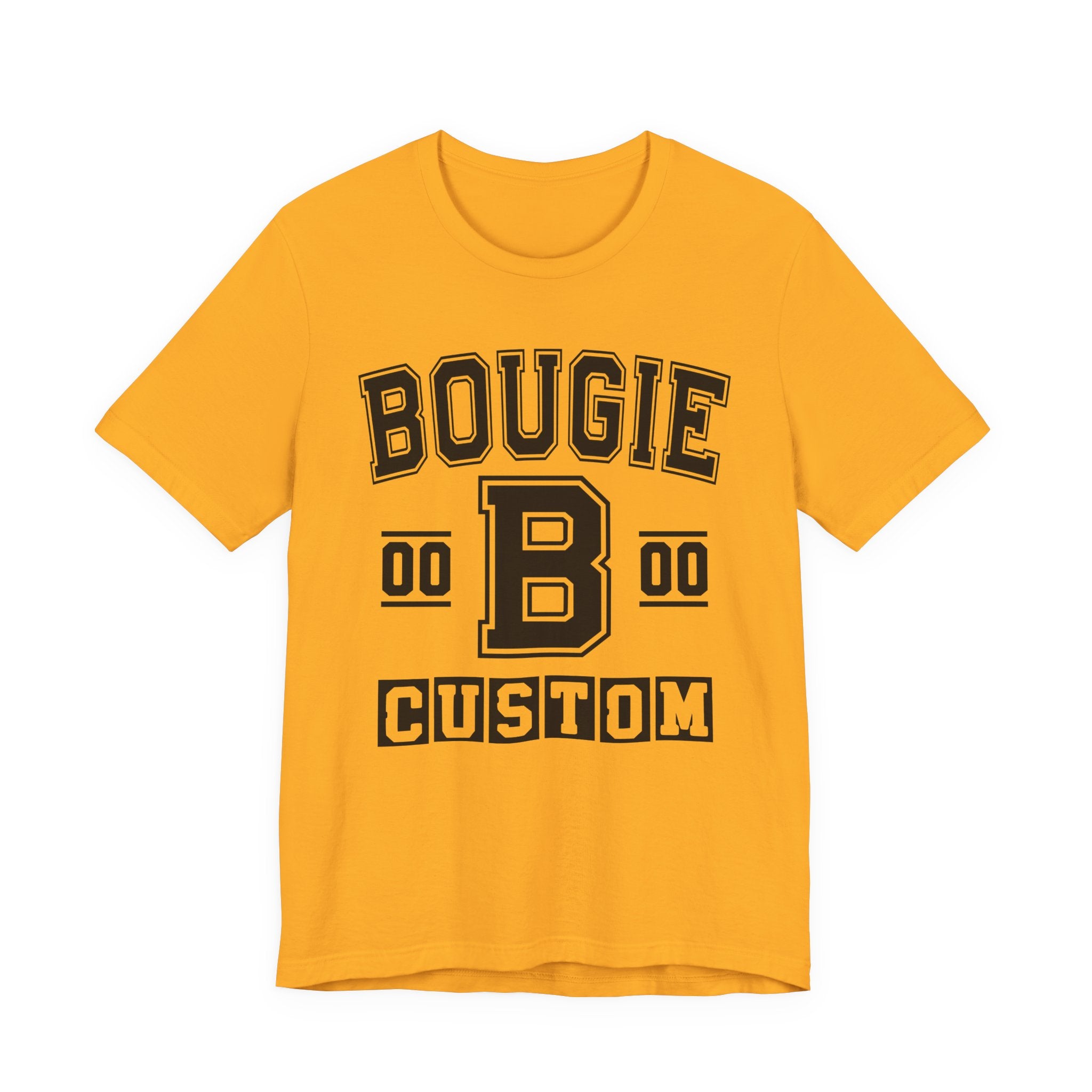 Custom Bougie Varsity Tee Shirt — Customize Birthday Day/Month/Year - Customize Season/nation/Society