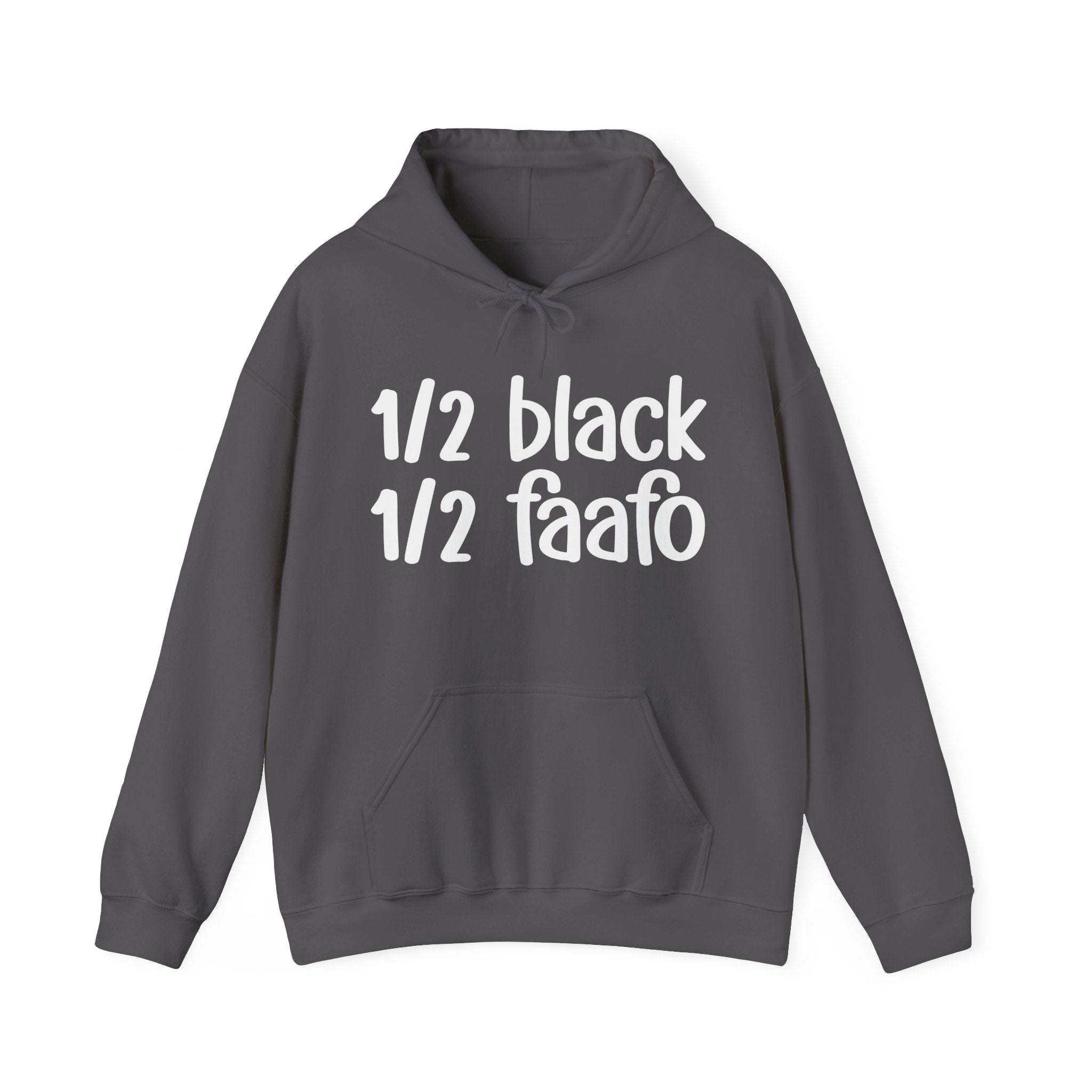 1/2 Black 1/2 FAAFO Hoodie