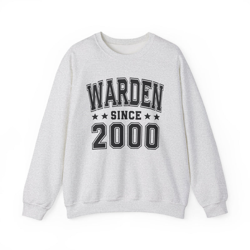 Warden Prisoner Since (Personalized Date) — Funny Marriage Milestone Sweatshirt
