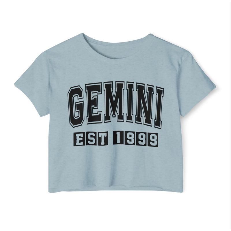 Gemini EST (YEAR) Personalization —  Crop Top