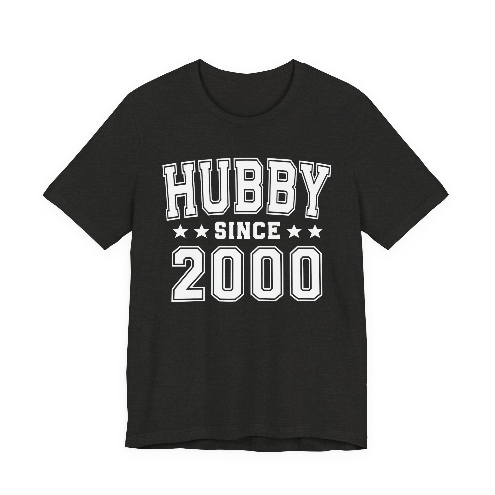 Hubby Since (Personalized Date) —  Husband/Married Couple T-shirt, Wedding & Anniversary Gift